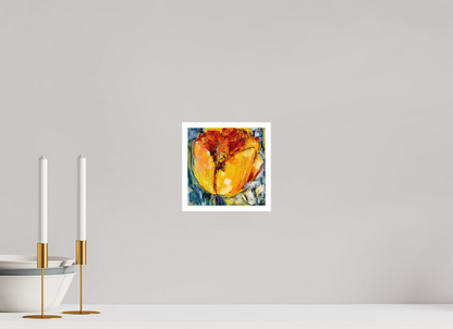 20 x 20 cm, Hahnemühle German Etching Tulpen Abstrakt 2 - Fine Art Print