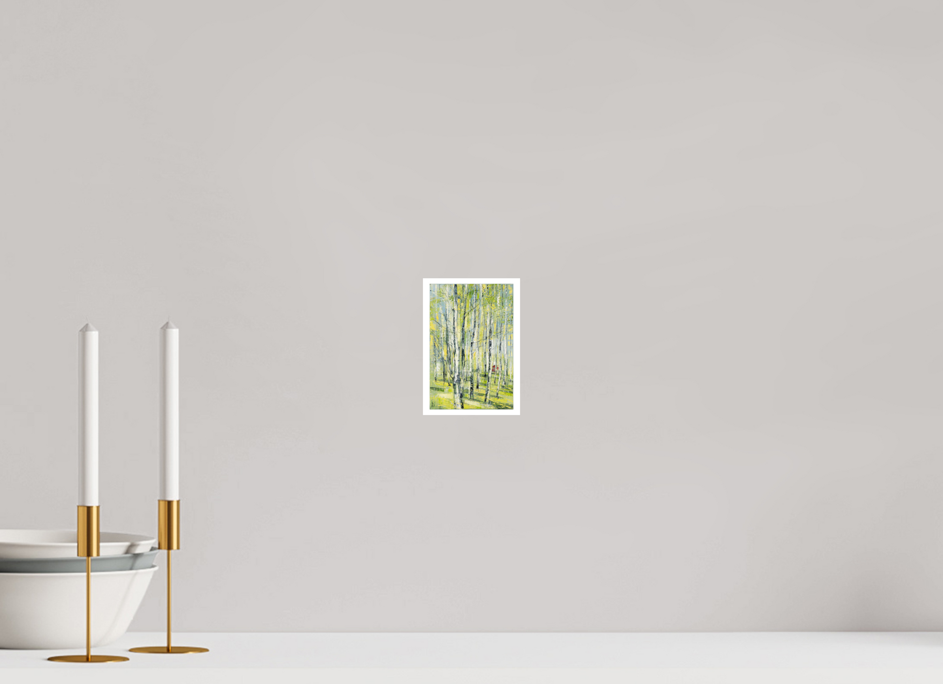 DIN A6 (10,5 x 14,8 cm), Hahnemühle Photo Rag Bright White Birken Sommer - Fine Art Print
