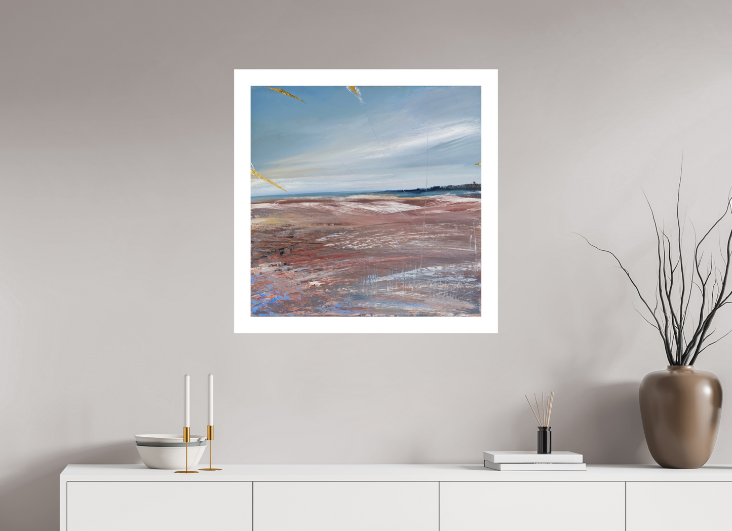 80 x 80 cm, Hahnemühle German Etching Borkum - Fine Art Print