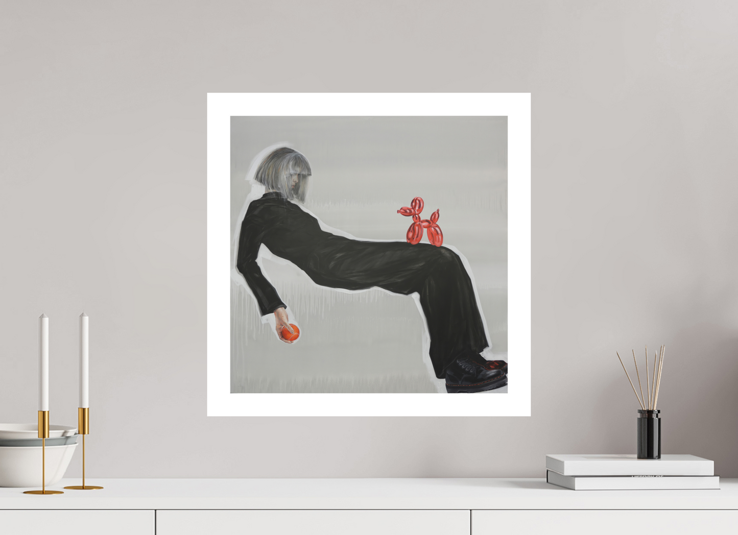 50 x 50 cm, Hahnemühle German Etching Live Time - Fine Art Print