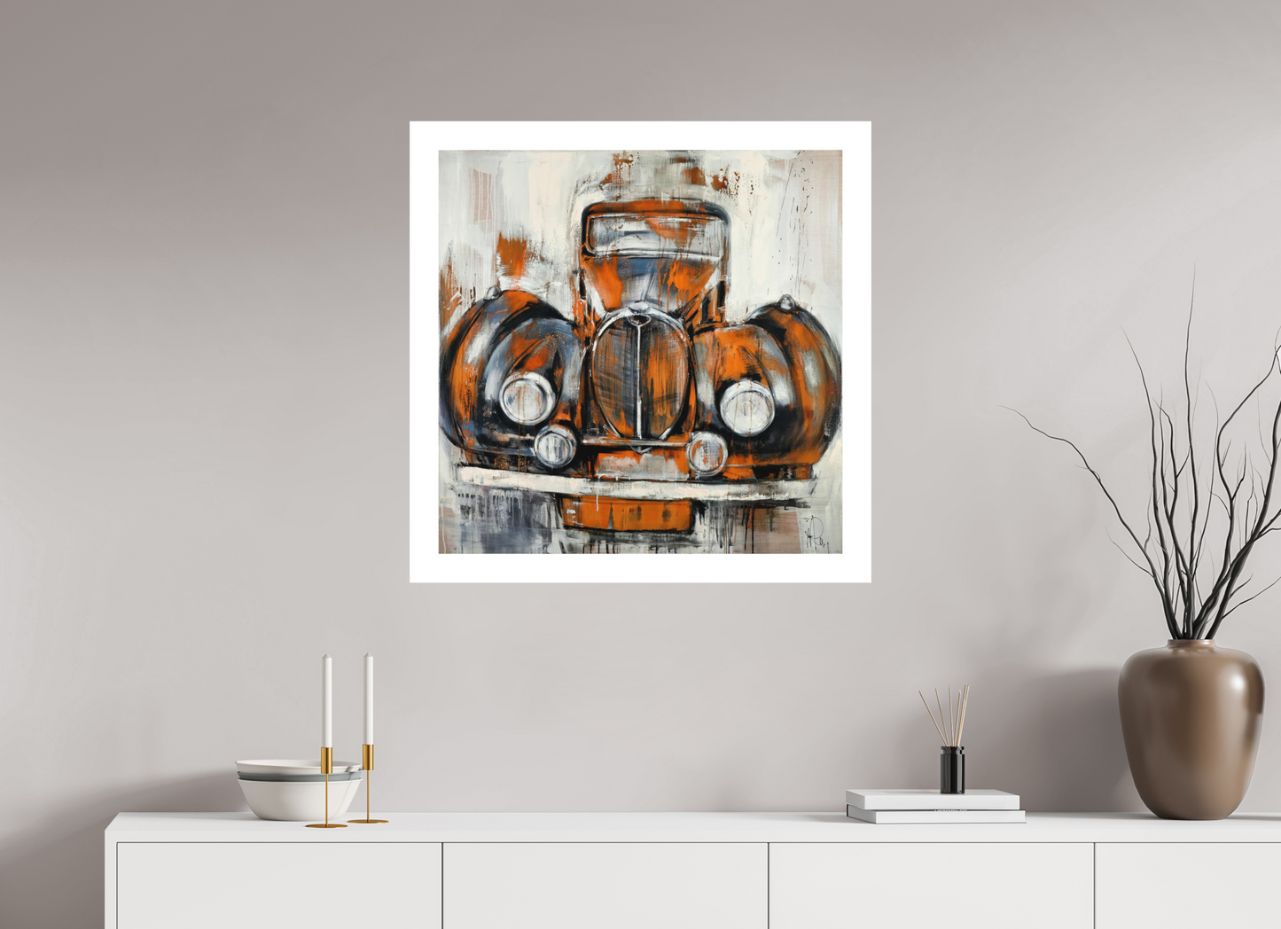 80 x 80 cm, Hahnemühle German Etching EisDora - Fine Art Print