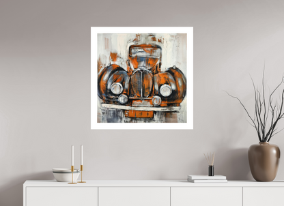 80 x 80 cm, Hahnemühle German Etching EisDora - Fine Art Print
