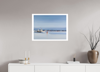 80 x 60 cm, Hahnemühle German Etching Kiel-Panorama - Fine Art Print