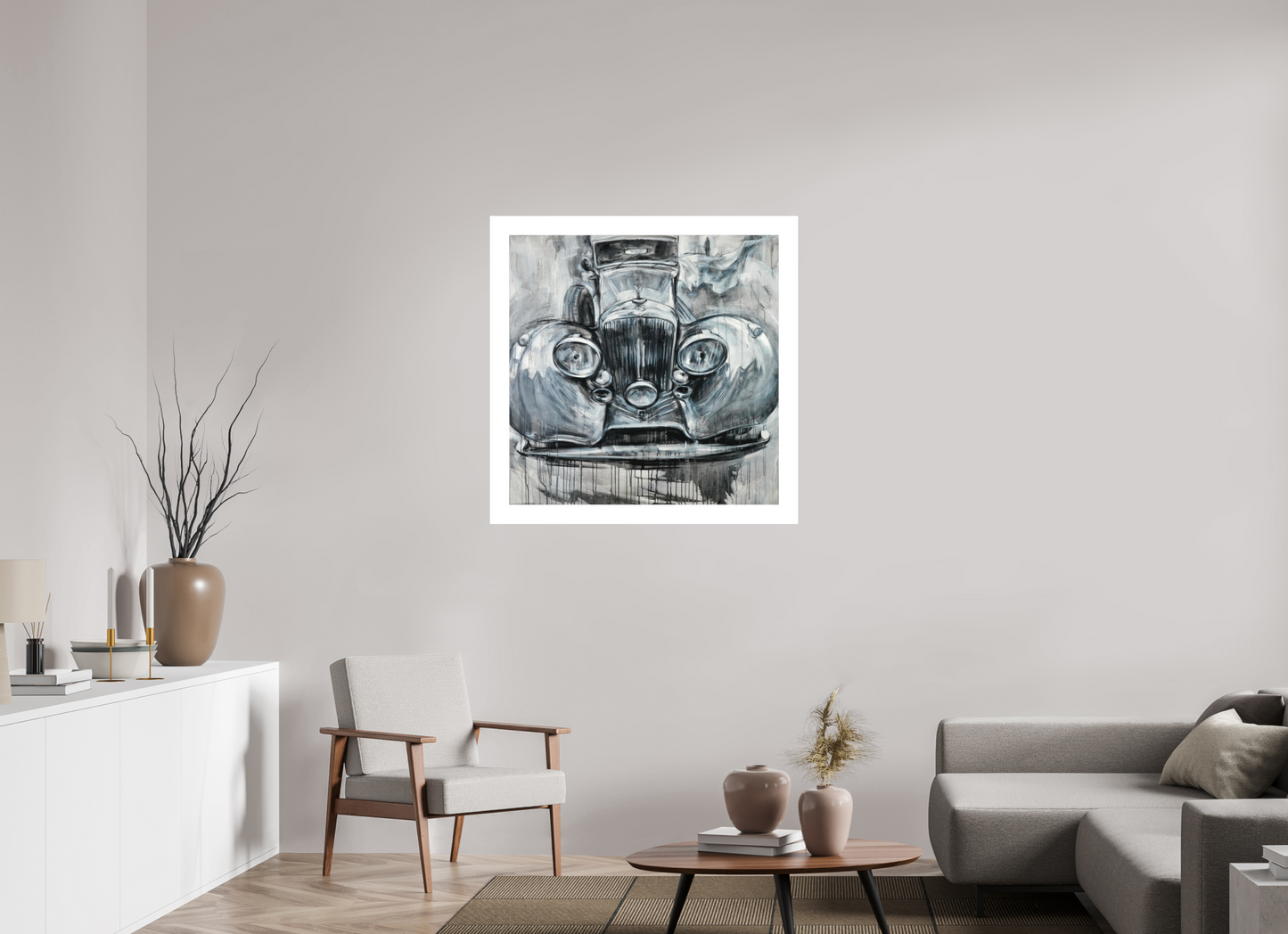 100 x 100 cm, Hahnemühle German Etching Aurèlie - Fine Art Print