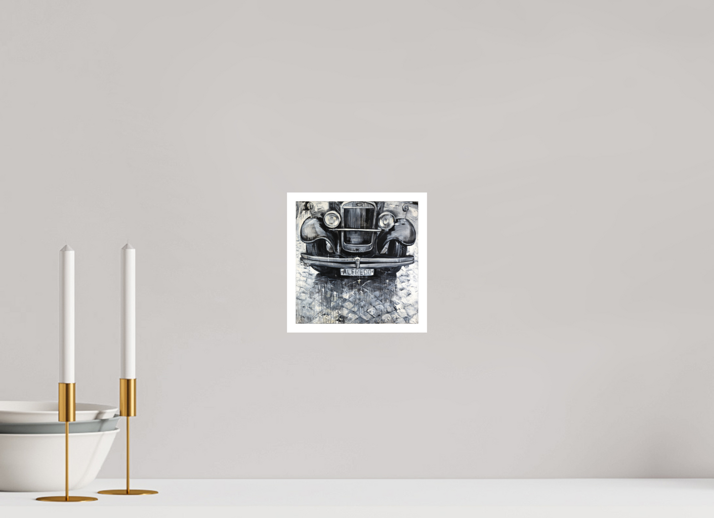 20 x 20 cm, Hahnemühle German Etching Alfredo - Fine Art Print