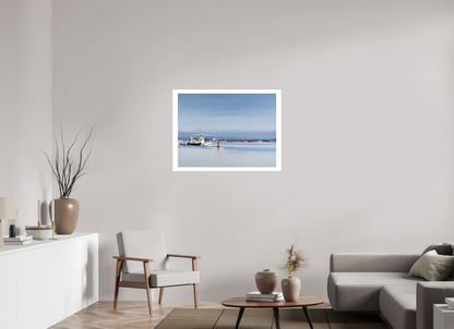 100 x 75 cm, Hahnemühle German Etching Kiel-Panorama - Fine Art Print