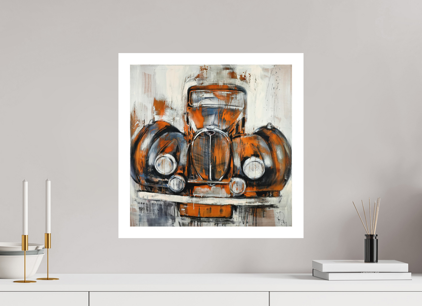 50 x 50 cm, Hahnemühle German Etching EisDora - Fine Art Print