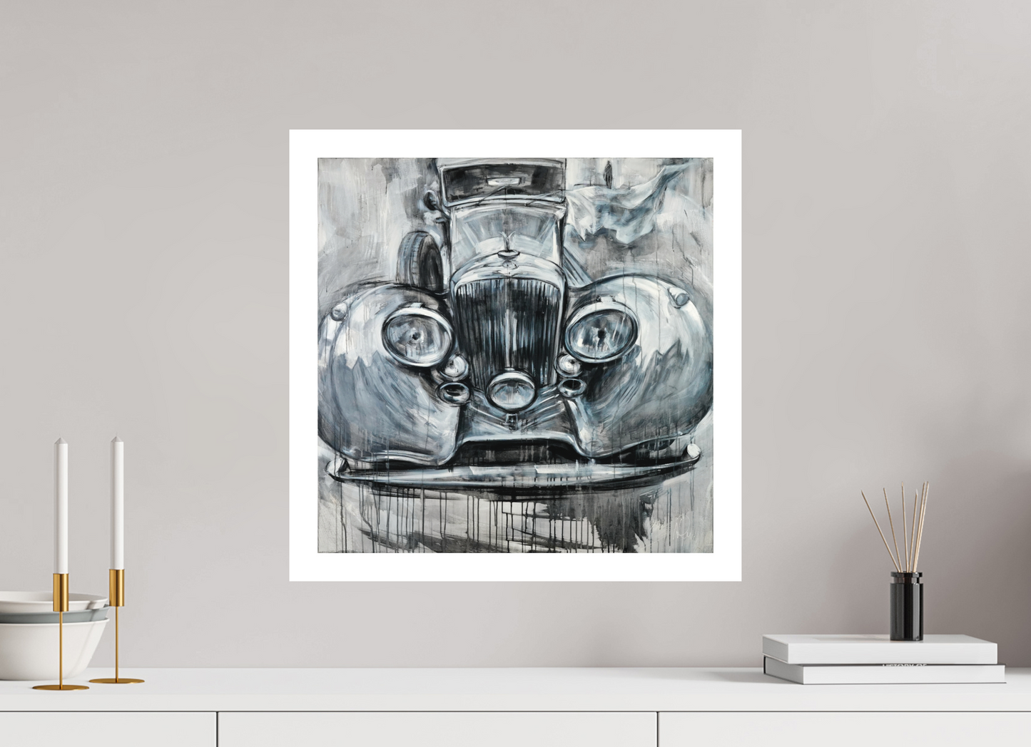 50 x 50 cm, Hahnemühle German Etching Aurèlie - Fine Art Print