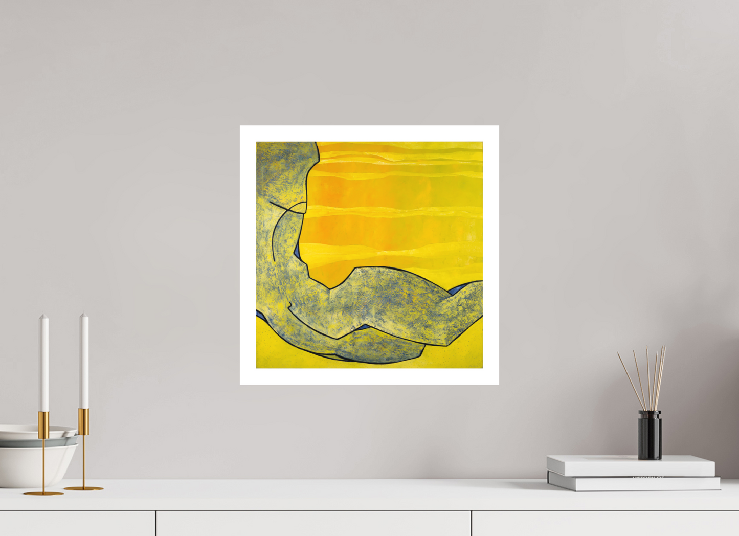 40 x 40 cm, Hahnemühle Photo Rag Bright White Am Strand - Fine Art Print
