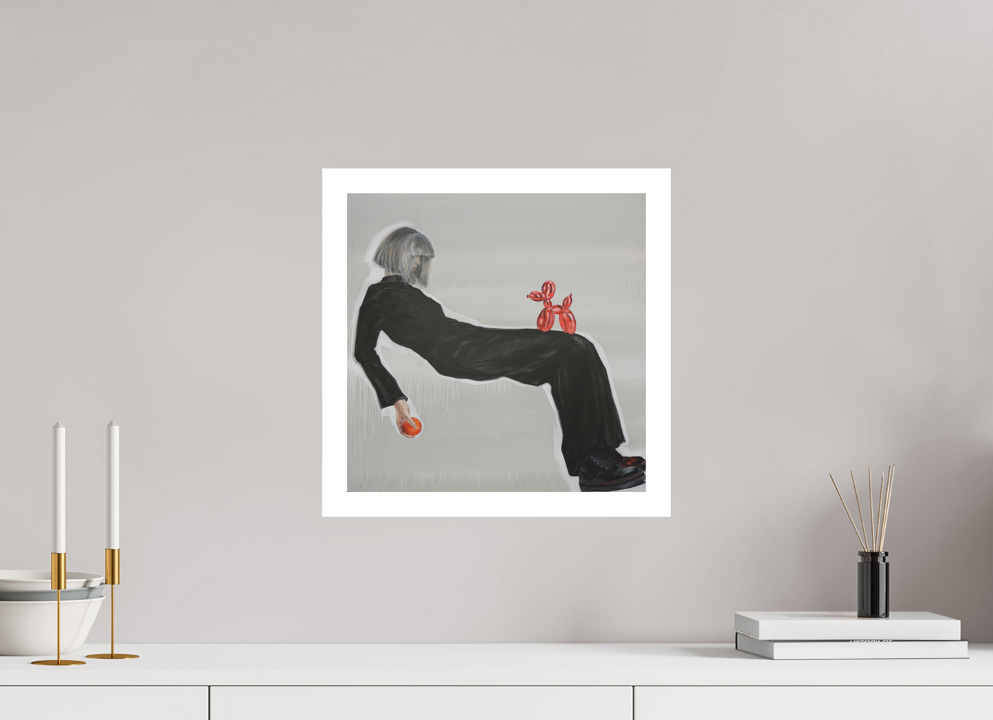 40 x 40 cm, Hahnemühle German Etching Live Time - Fine Art Print