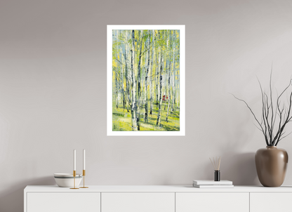 DIN A1 (59,4 x 84,1 cm), Hahnemühle Photo Rag Bright White Birken Sommer - Fine Art Print