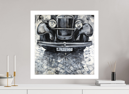 60 x 60 cm, Hahnemühle German Etching Alfredo - Fine Art Print
