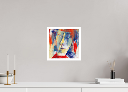 30 x 30 cm, Hahnemühle Photo Rag Bright White Abstraktes Portrait 2 - Fine Art Print