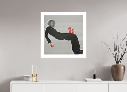80 x 80 cm, Hahnemühle German Etching Live Time - Fine Art Print
