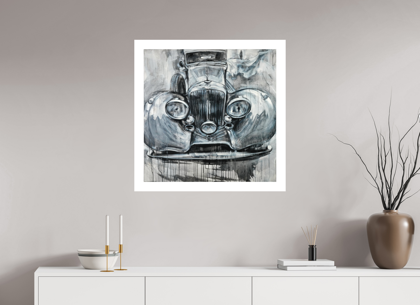 80 x 80 cm, Hahnemühle German Etching Aurèlie - Fine Art Print