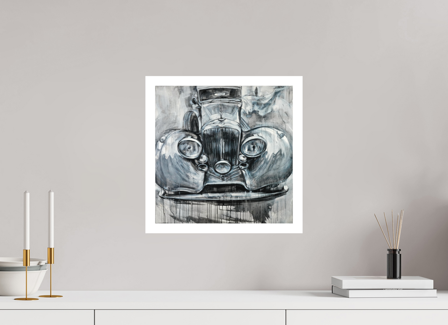 40 x 40 cm, Hahnemühle German Etching Aurèlie - Fine Art Print
