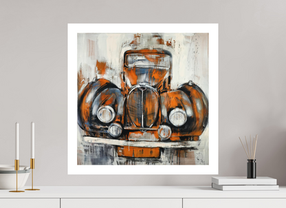 60 x 60 cm, Hahnemühle German Etching EisDora - Fine Art Print