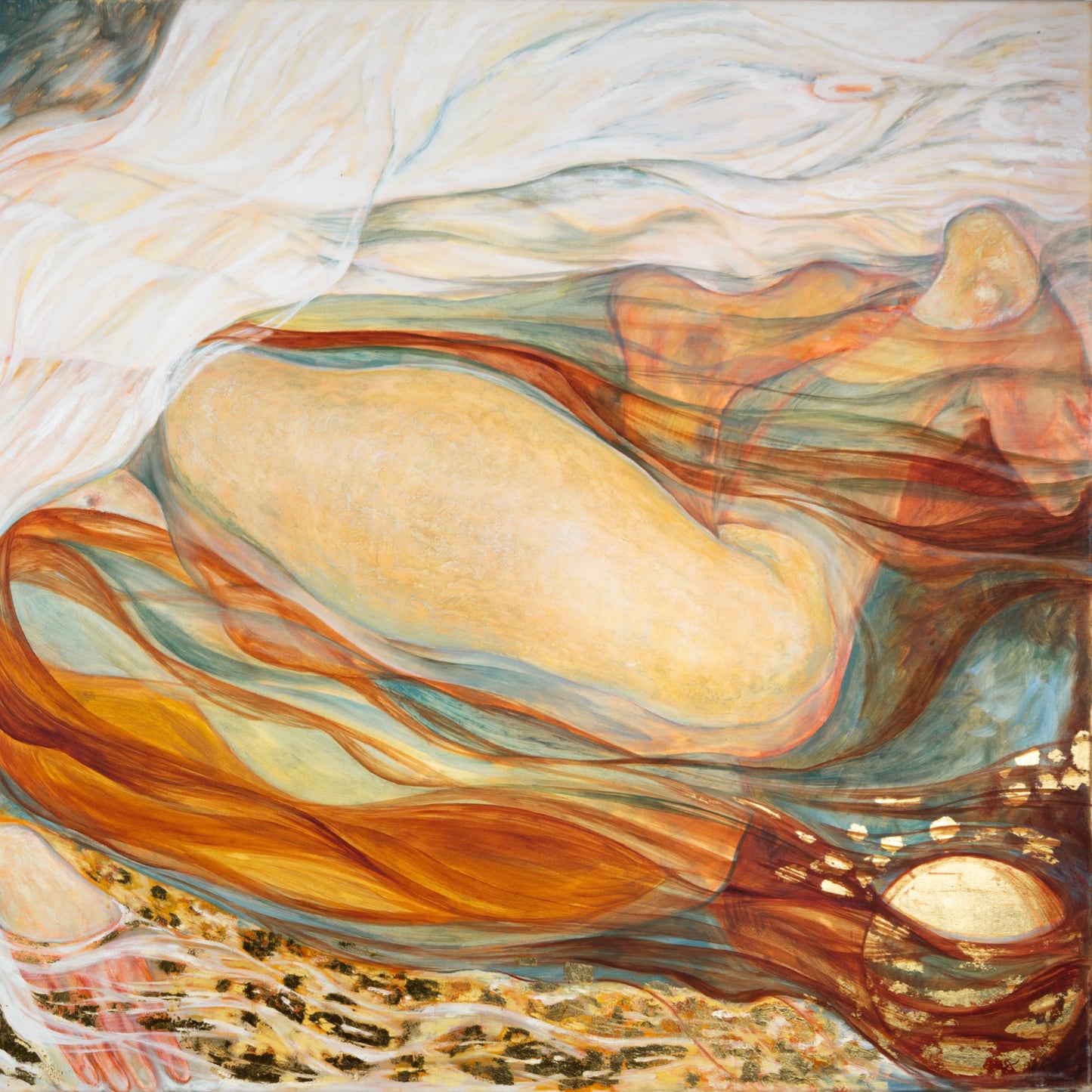 Badende mit goldener Kugel Bild 4