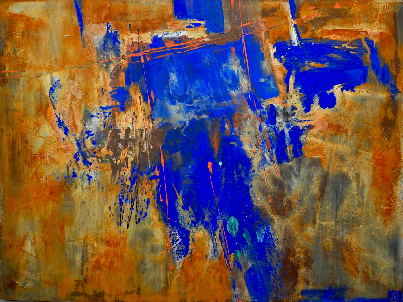 Blauer Kimono Bild 1