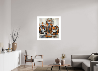 100 x 100 cm, Hahnemühle German Etching EisDora - Fine Art Print