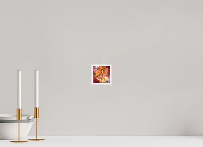 10 x 10 cm, Hahnemühle Photo Rag Bright White Tulpen in Vase - Fine Art Print