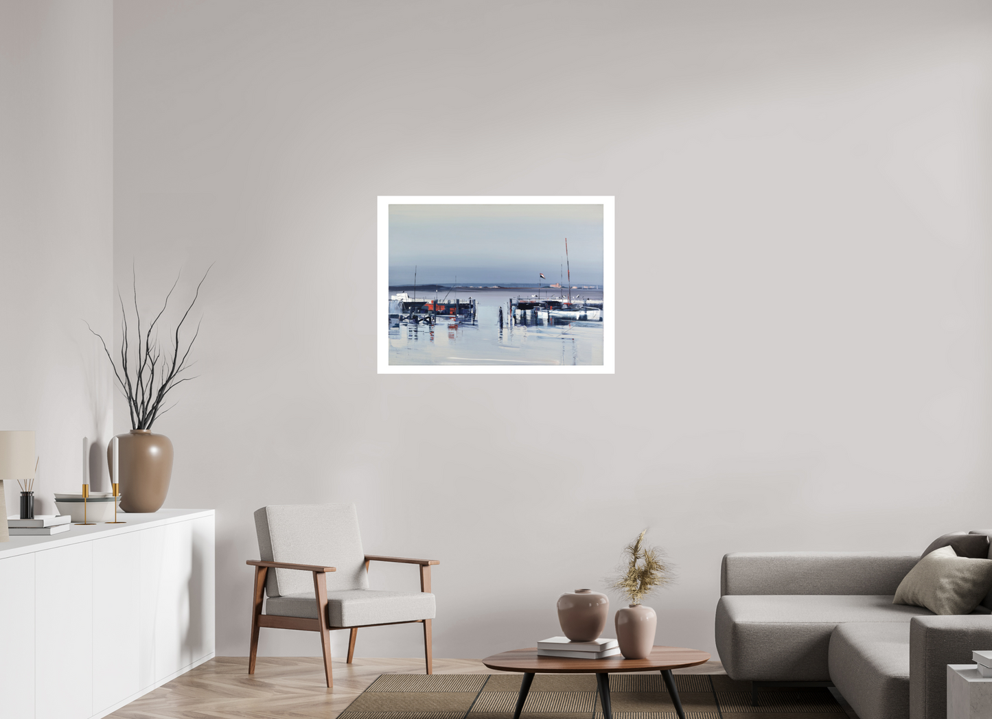 100 x 75 cm, Hahnemühle German Etching Heikendorf - Fine Art Print