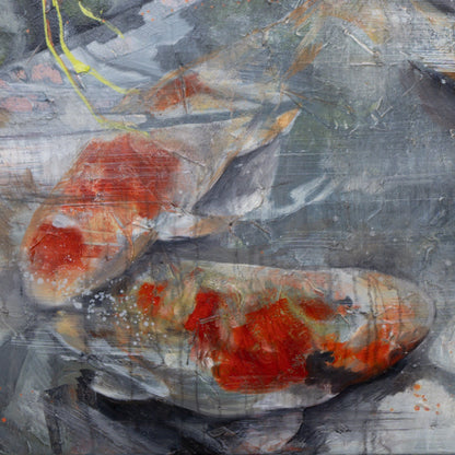 Glasschale und Fische Bild 3