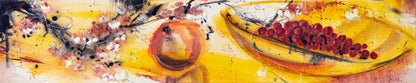 Granatapfel und Kirschschale Bild 1