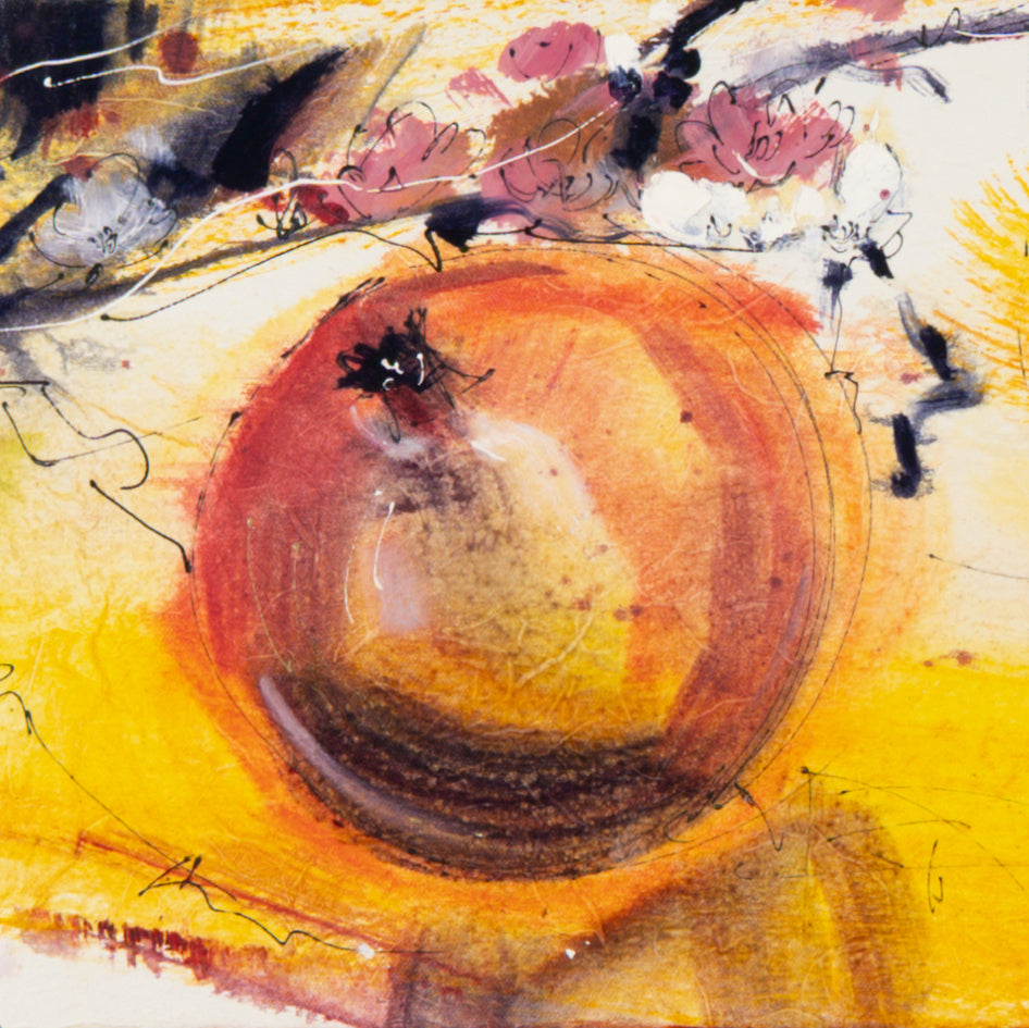 Granatapfel und Kirschschale Bild 3