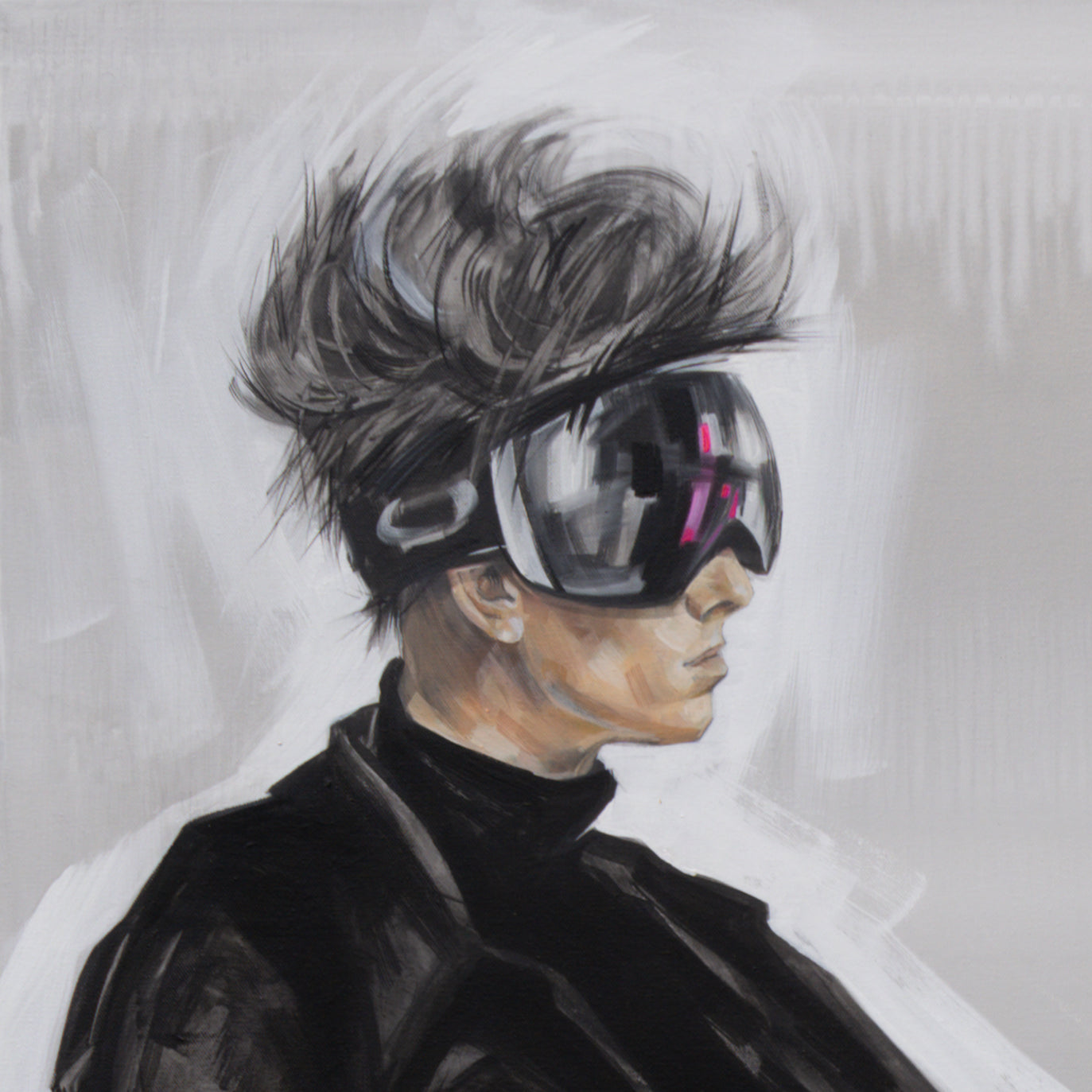 Junge mit Skibrille Bild 3