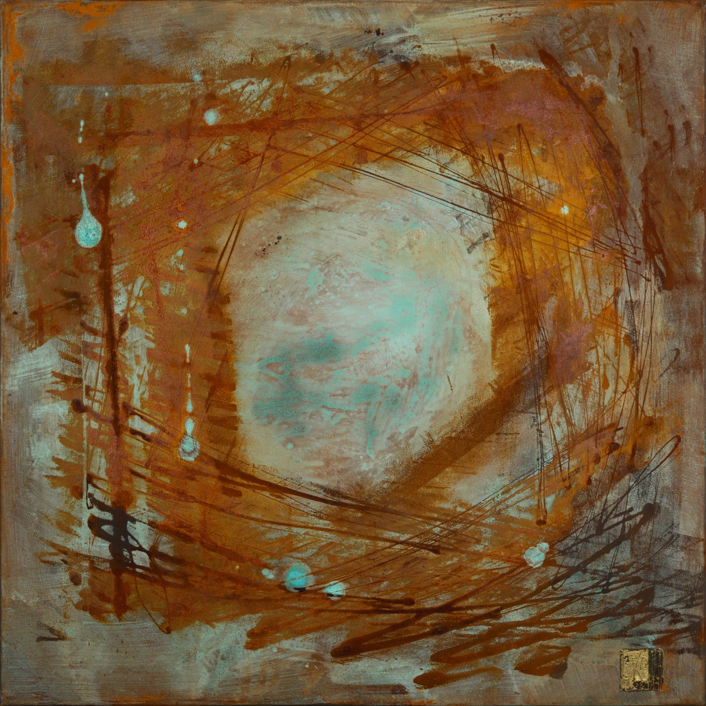 Nest in Rost Bild 1