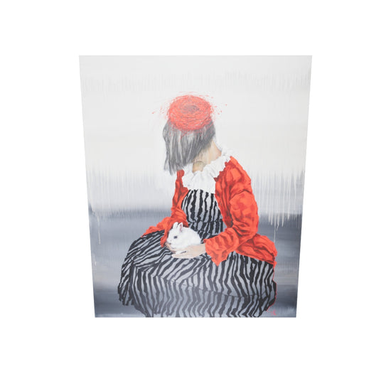 Mädchen im Schiele-Kleid Bild 2