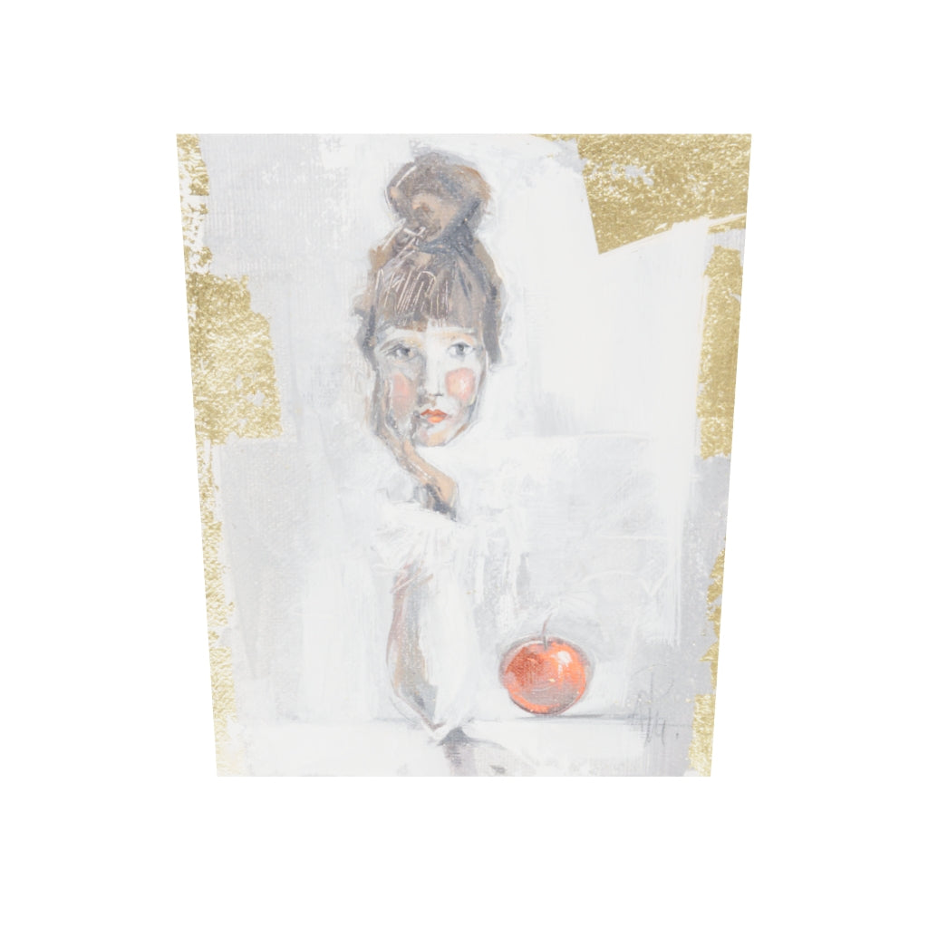 Mädchen mit Apfel Bild 2