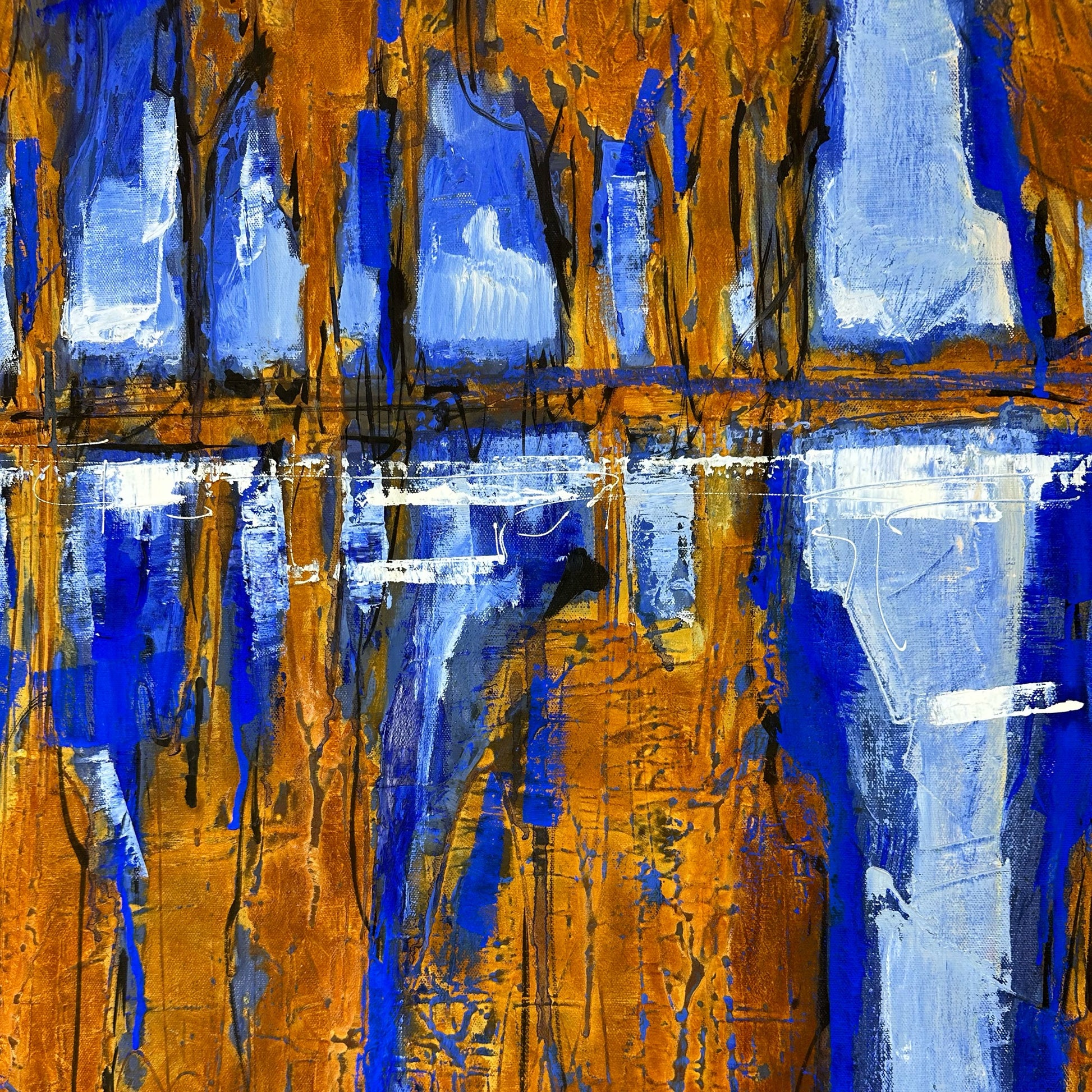 Spiegelung in Blau Bild 3