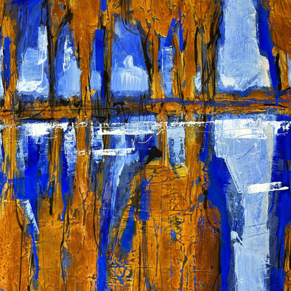 Spiegelung in Blau Bild 3