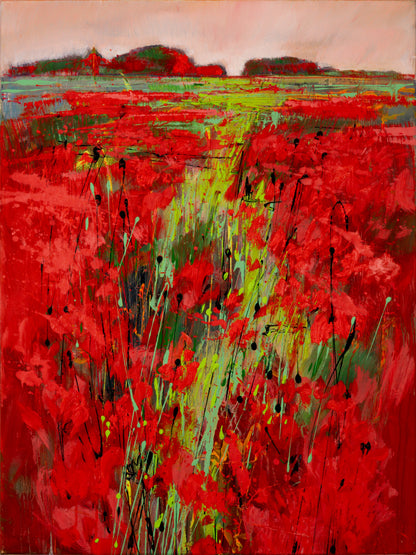Weg im Mohn Bild 1